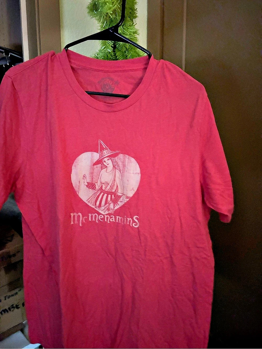Mcnenamins Graphic Tee in Pink Like New
